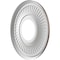 Ekena Millwork Berkshire PVC Medallion (Canopies up to 4 1/2"), 10"OD x 3 1/2"ID x 3/4"P, Metallic Rust CMP10BEDRU - alternate 2